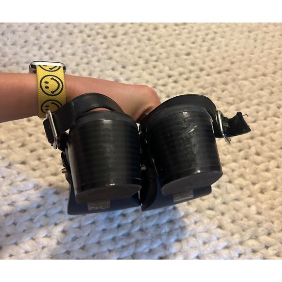 Urban Outfitters Willa Harness Mule Black Leather Studded Sling Women's Size 8M - Picture 10 of 13